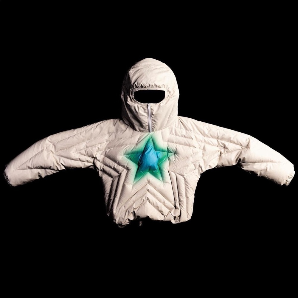 Badson Star Puffer Hoodie Size Small BNWT